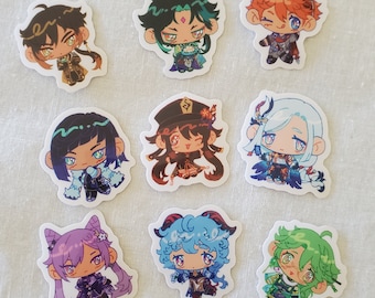 CLEARANCE GENSHIN 1.5 in clear sticker liyue