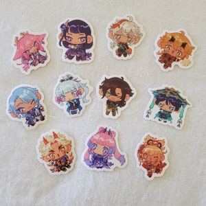 CLEARANCE GENSHIN 1.5in clear sticker inazuma