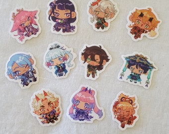 CLEARANCE GENSHIN 1.5in clear sticker inazuma