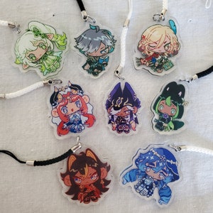 CLEARANCE GENSHIN 1.75in acrylic charm sumeru