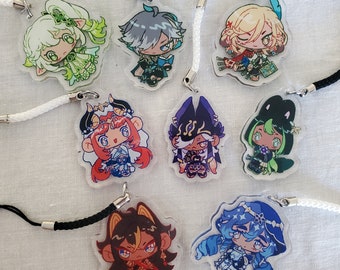 CLEARANCE GENSHIN 1.75in acrylic charm sumeru