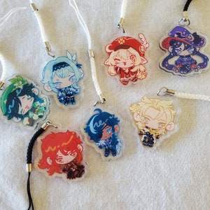 CLEARANCE GENSHIN 1.75in acrylic charm mondstadt