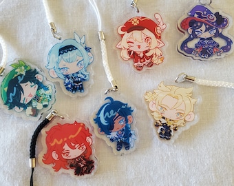 CLEARANCE GENSHIN 1.75in acrylic charm mondstadt