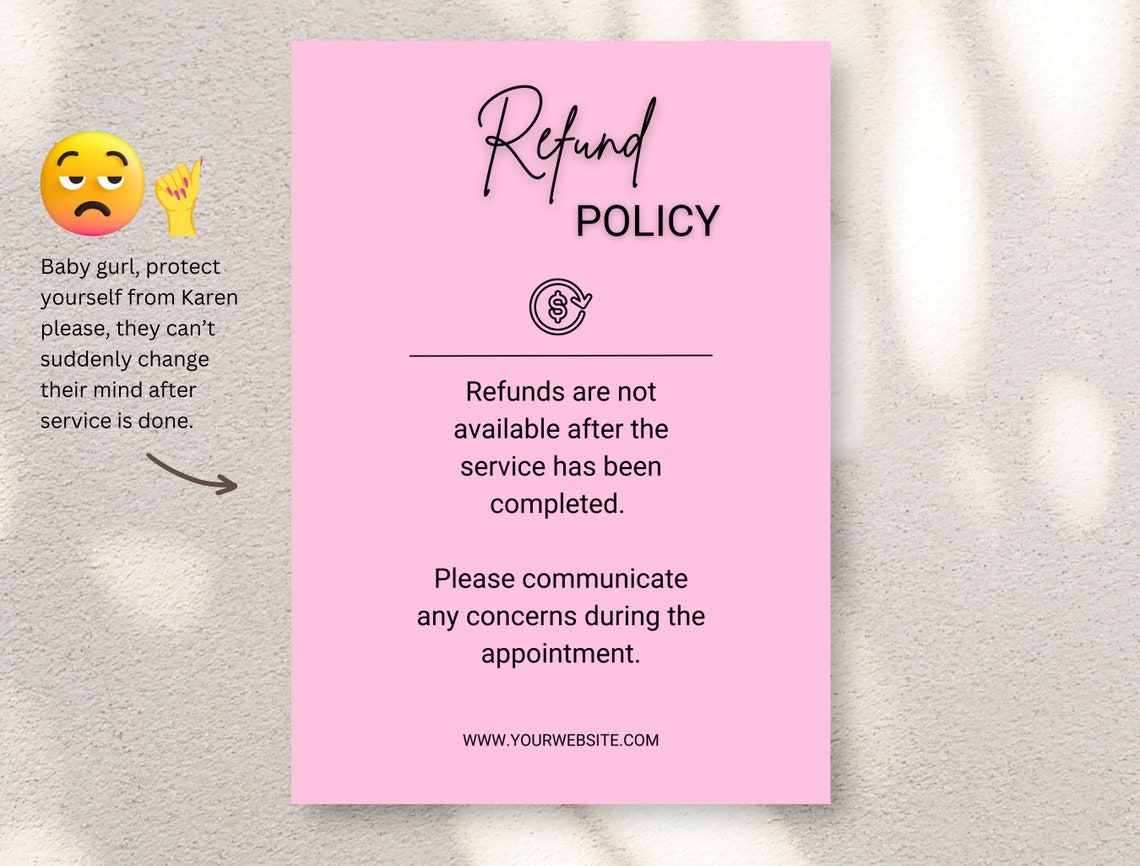 Editable Booking, Refund and Cancellation Policy, Term and Condition ...
