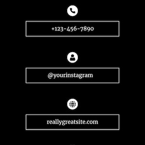 K&ouml;nnte beinhalten: Schwarzwei&szlig;es Grafik mit dem Text "CONTACT US ON DM OR WEBSITE!" und Kontaktinformationen, darunter eine Telefonnummer, eine E-Mail-Adresse, eine Website-Adresse und eine physische Adresse.