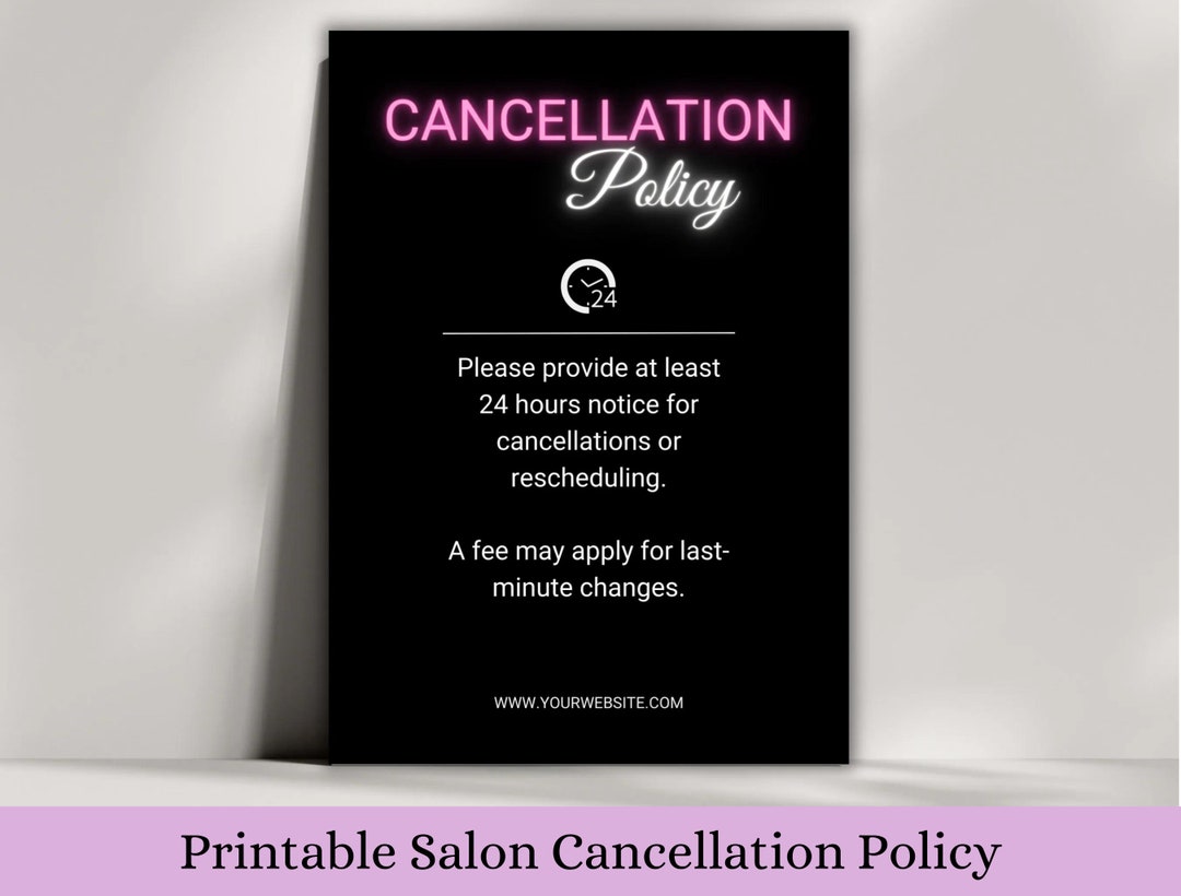Editable Booking, Refund and Cancellation Policy, Term and Condition ...