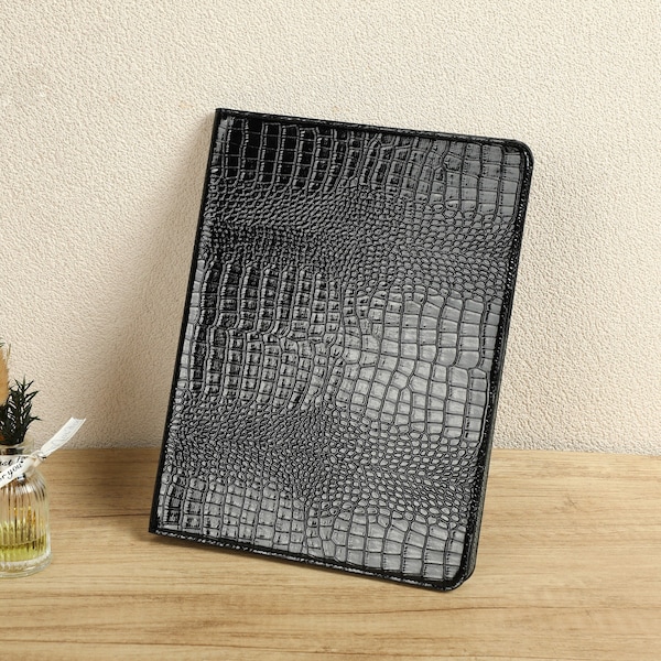 Crocodile Print Leather iPad Case, iPad Pro 2022/2021 Case, iPad Air 5,4,3, 2, 1, iPad 2022/2021, iPad 2020/2019, iPad mini 6,5,4 iPad Cover