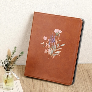Custodia in similpelle arancione retrò per iPad Pro 11 Pro 13 Air 5 2024 iPad 10th 10.9 2022 iPad Pro 12.9'' iPad Mini 5 6 Mini 7 Custodia Cover