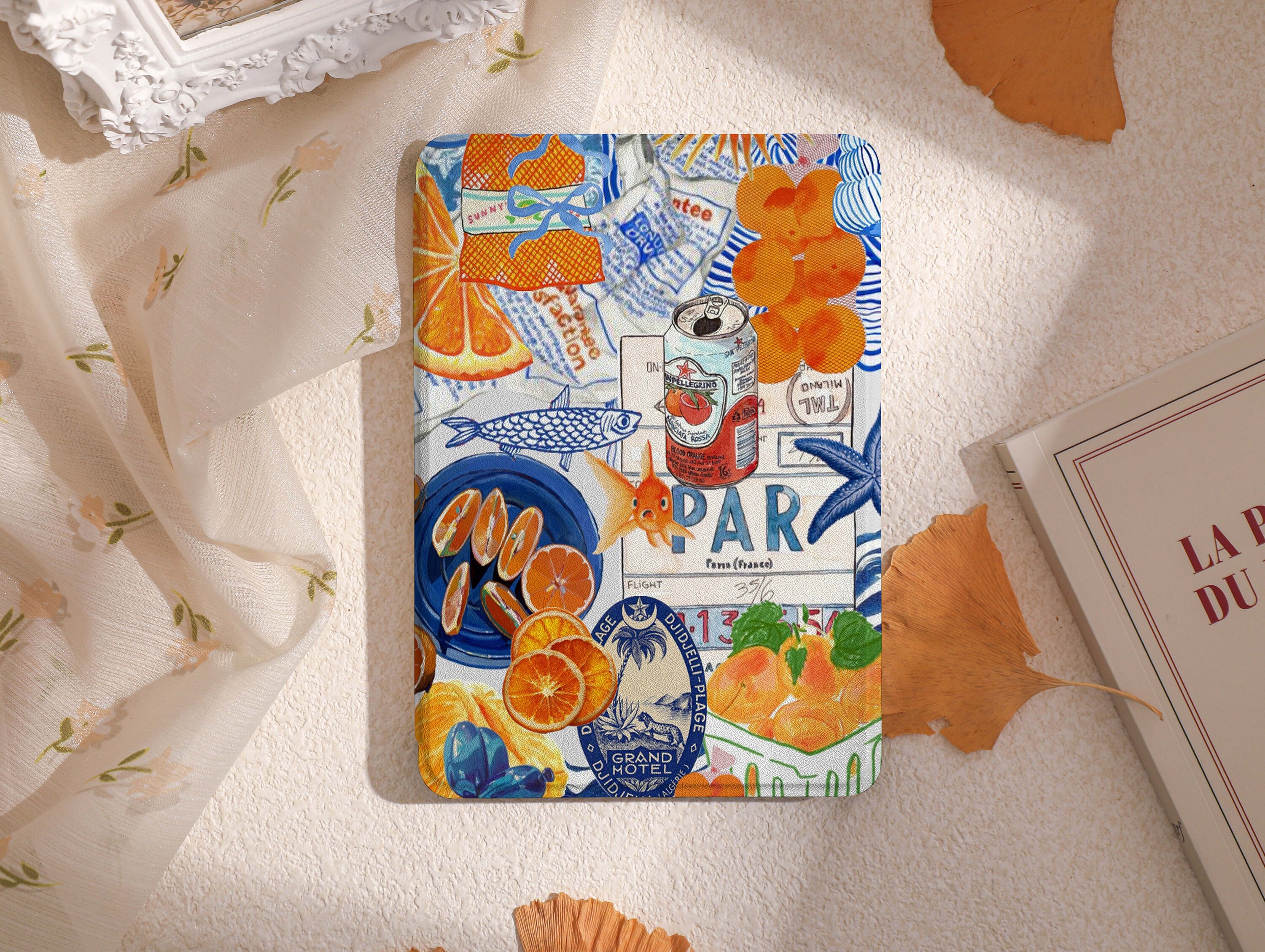 Cool Summer Collage Kindle Case, All New Kindle Case 2022, Paperwhite 6.8 Cover, Kindle Paperwhite 2021 Case, Kindle 10th 11th Gen