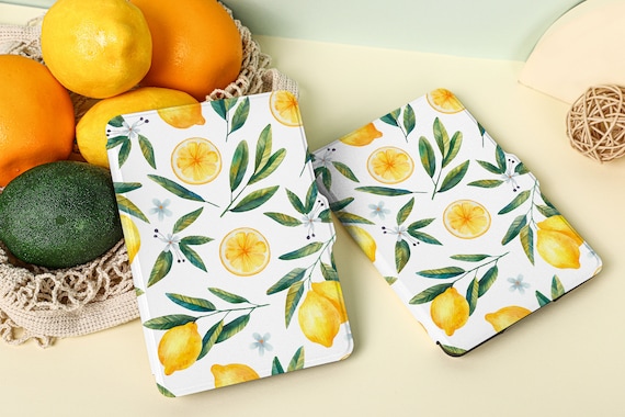 Lovely Lemons Trendy Kindle Case, All New Kindle Case Kindle Cover, Kindle Paperwhite Case 11th Gen, Personalized Case Book Lover Gift