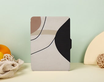 Minimalist Block Art Kindle Case, All New Kindle Case Kindle Cover, Kindle Paperwhite Case 11th Gen, Personalized Case Book Lover Gift