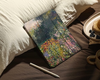 Flower Oil Painting iPad Case, iPad Pro 11" 13"Case 2024, iPad Air 11" 13", Air 5, 4, iPad 2022/2021, iPad mini 6,5,4 iPad Cover