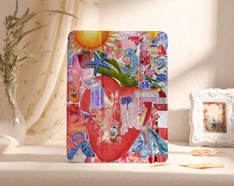 Vacation Beach Collage iPad Case, iPad Pro 11&quot; 13&quot;Case 2024, iPad Air 11&quot; 13&quot;, Air 5, 4, 3, 2, 1, iPad 2022/2021, iPad mini 6,5,4 iPad Cover