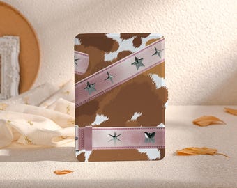 Pink Cow Prints Collage Trendy Kindle Case, All New Kindle Case 2024, Paperwhite 6.8 Cover, Kindle Paperwhite 2024 Case,2022 Kindle 11th Gen