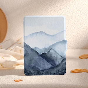 Custodia Ink Mountain Art Kindle, custodia Kindle completamente nuova 2022, custodia Paperwhite 6.8, custodia Kindle Paperwhite 2021, Kindle 10a 11a generazione