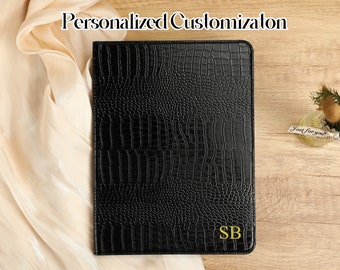 Crocodile Print Leather iPad Case, iPad Pro 2022/2021 Case, iPad Air 5,4,3, 2, 1, iPad 2022/2021, iPad 2020/2019, iPad mini 6,5,4 iPad Cover