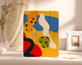 Abstract Prints iPad Case, iPad Pro 11" 13"Case 2024, iPad Air 11" 13", Air 5, 4, 3, 2, 1, iPad 2022/2021, iPad mini 6,5,4 iPad Cover