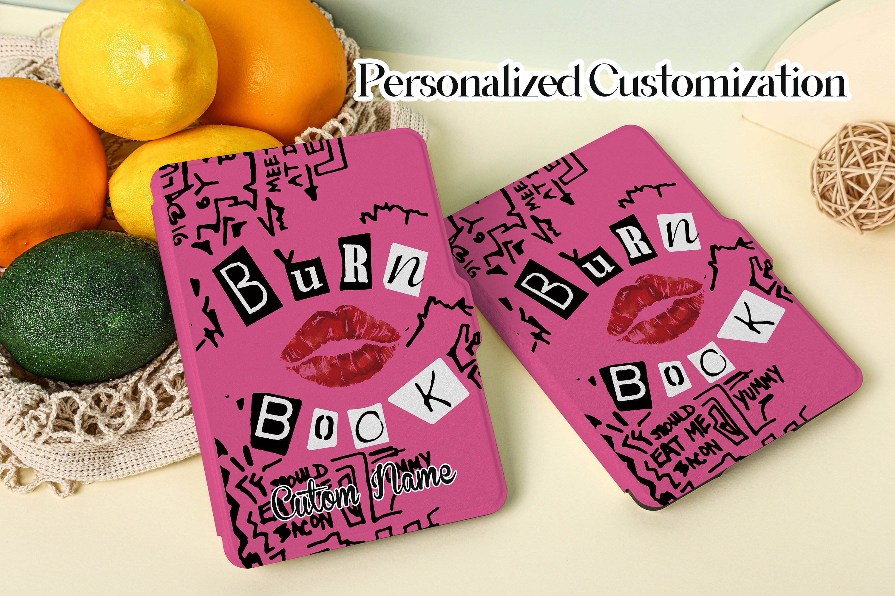 Rose Burn Book Kindle Case, All New Kindle Case Kindle Cover, Mean