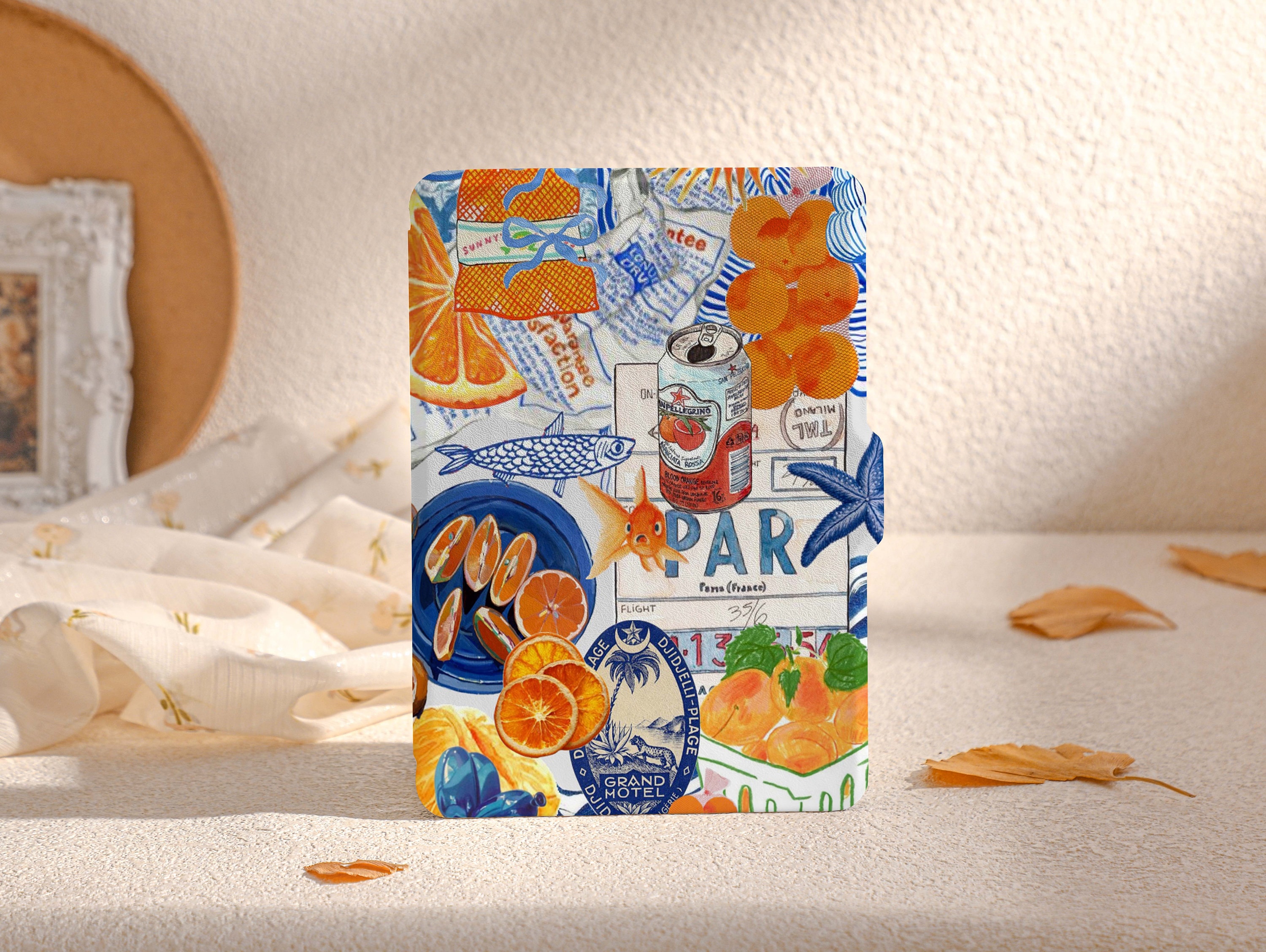Cool Summer Collage Kindle Case, All New Kindle Case 2022, Paperwhite 6.8 Cover, Kindle Paperwhite 2021 Case, Kindle 10th 11th Gen