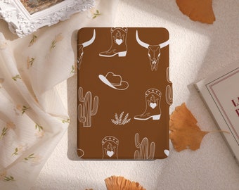 Retro Cowgirl Elements Kindle Case, All New Kindle Case 2022, Paperwhite 6.8 Cover, Kindle Paperwhite 2021 Case, Kindle 10th 11th Gen