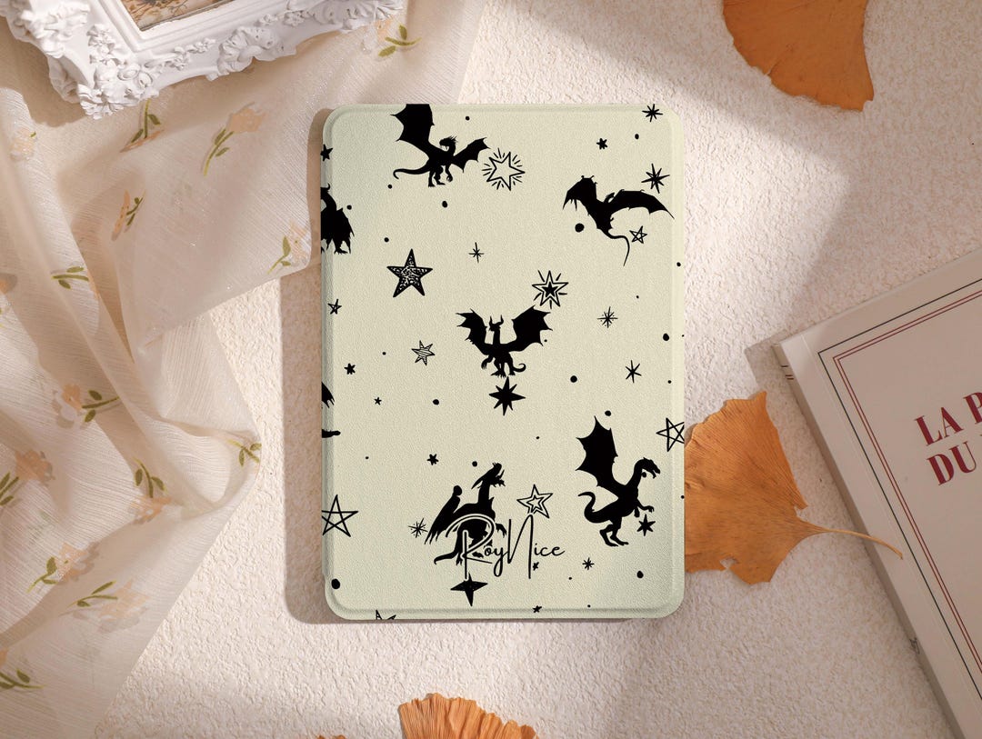 Star Magic Dragon Collage Kindle Case, All New Kindle Case 2024