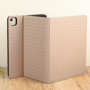 Woven Leather iPad Case, iPad Pro 2022/2021 Case, iPad Air 5, 4, 3, 2, 1, iPad 2022/2021, iPad 2020/2019, iPad mini 6, 5, 4 iPad Cover
