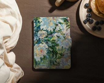 Fantasy White Flower Kindle Case, All New Kindle Case 2022, Paperwhite 6.8 Cover, Kindle Paperwhite 2021 Case, Kindle 10th 11th Gen