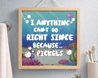 SpongeBob Pickles Quote SVG PNG – Cartoon Bubble Lettering (Digital Download)