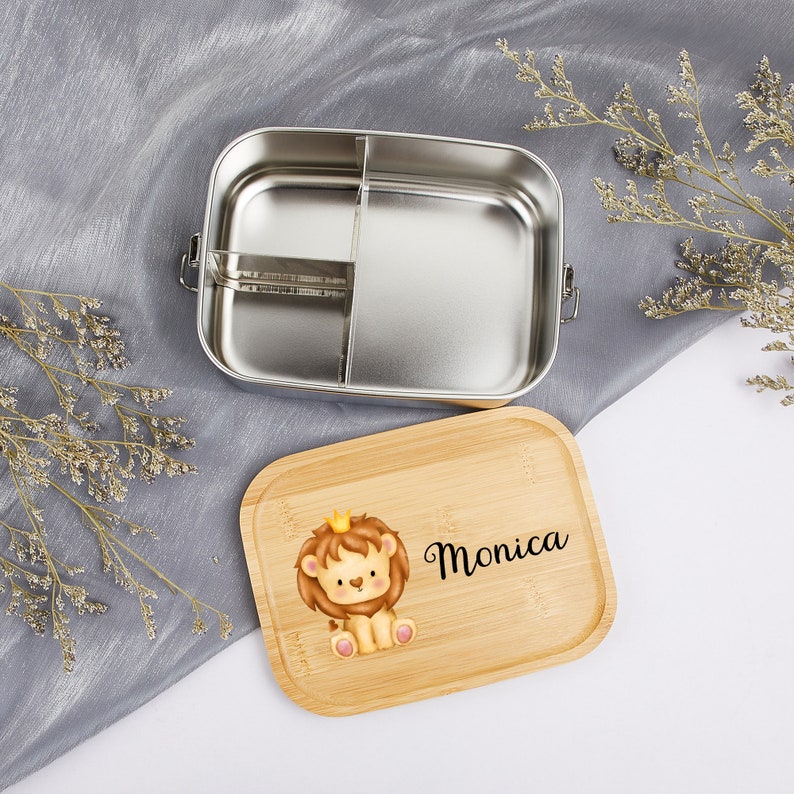 Animal Lunch Box With Name,back to School Gift,children's Lunch Box