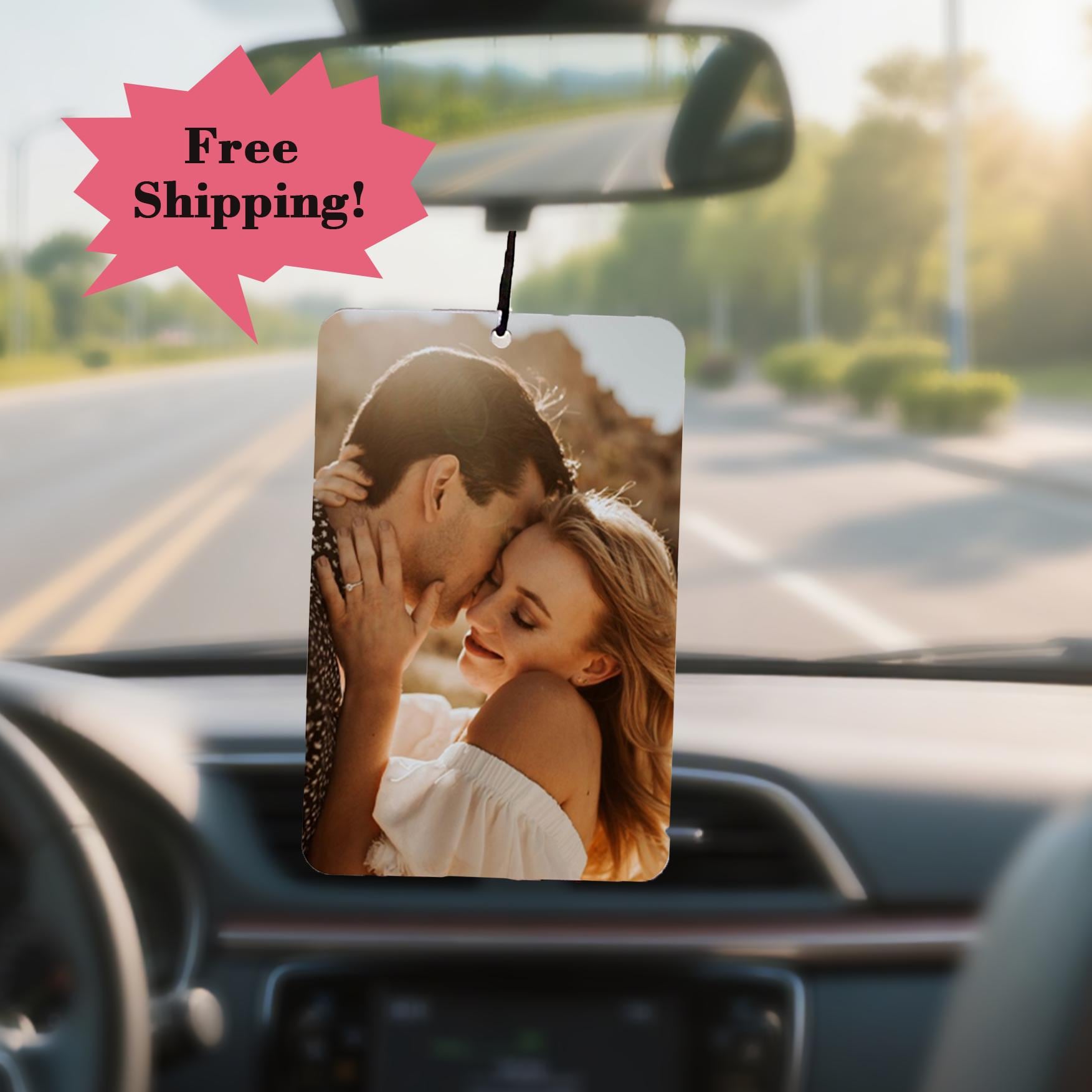 Personalized Car Photo Air Freshners,New Car Gifts,Air Freshener Scented,Car Scent,Personlized Car Accessories,Couple Gifts,New Driver Gift