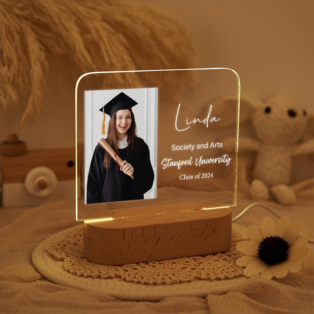 Custom Graduation Photo Night Lamp,personalized Graduation Gift,custom ...