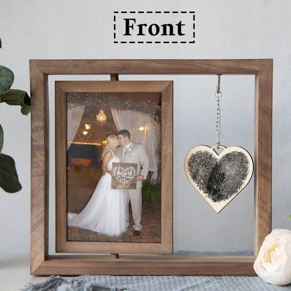 Wooden Double Sided Picture Frame Etsy