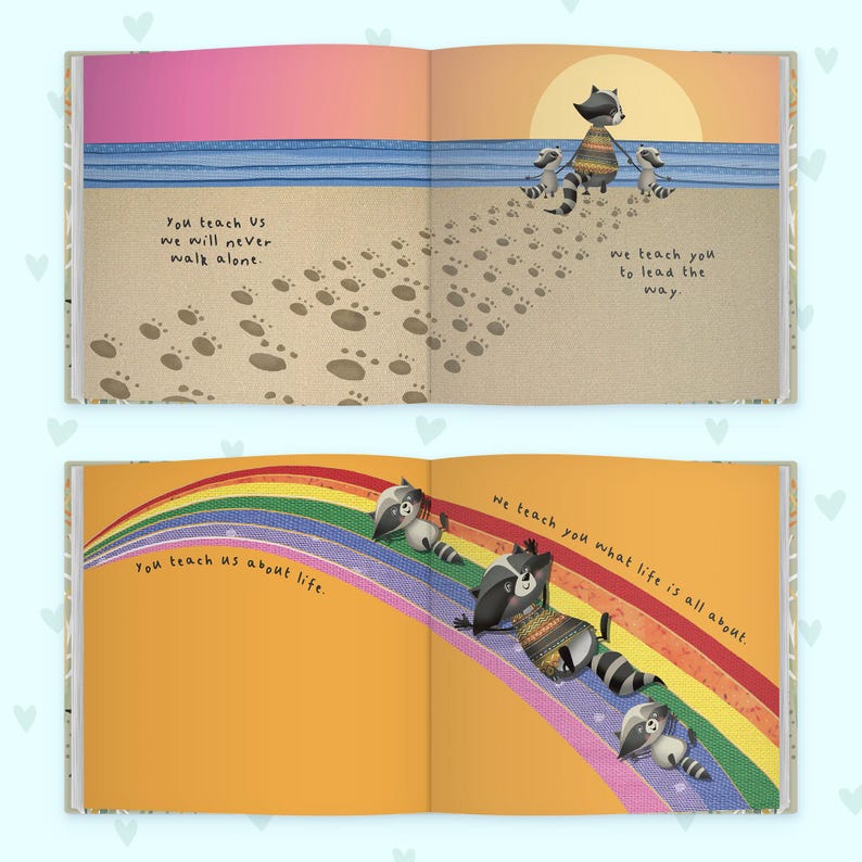 Father's Day Gift from Children Dear Daddy Love From Us Book Keepsake Gift From the Kids to Dad | New Dad Gift, Daddy image 17