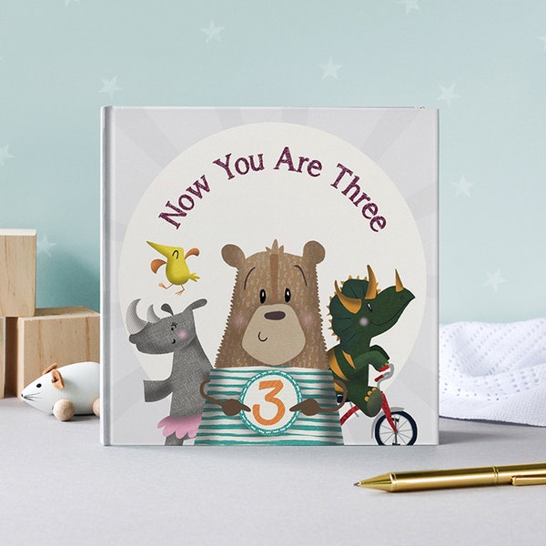 Now You Are Three Picture Book | A magical book about their special age | Age 3 | Keepsake Book For 3 year olds | Cute Birthday Gift Book