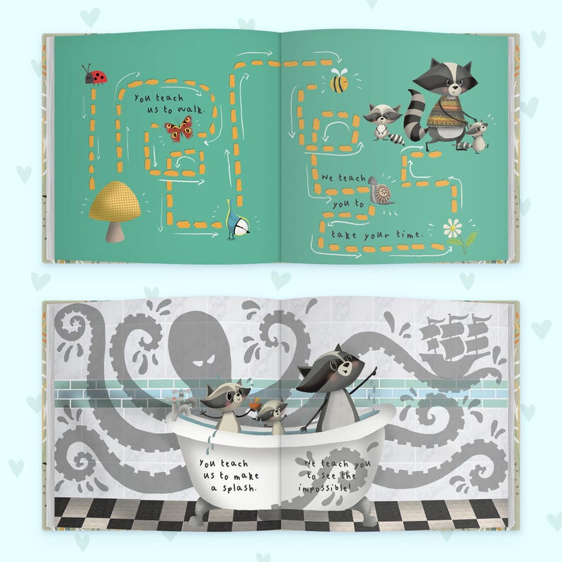 Father's Day Gift from Children Dear Daddy Love From Us Book Keepsake Gift From the Kids to Dad | New Dad Gift, Daddy image 13