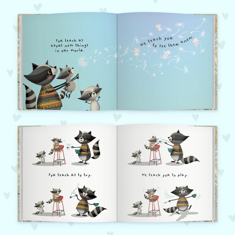 Father's Day Gift from Children Dear Daddy Love From Us Book Keepsake Gift From the Kids to Dad | New Dad Gift, Daddy image 14