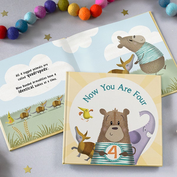 Now You Are Four Picture Book | A magical book about their special age | Age 4 | Keepsake Book For 4 year olds | Cute Birthday Gift Book