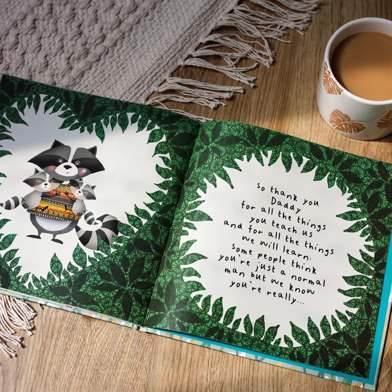 Father's Day Gift from Children Dear Daddy Love From Us Book Keepsake Gift From the Kids to Dad | New Dad Gift, Daddy image 9