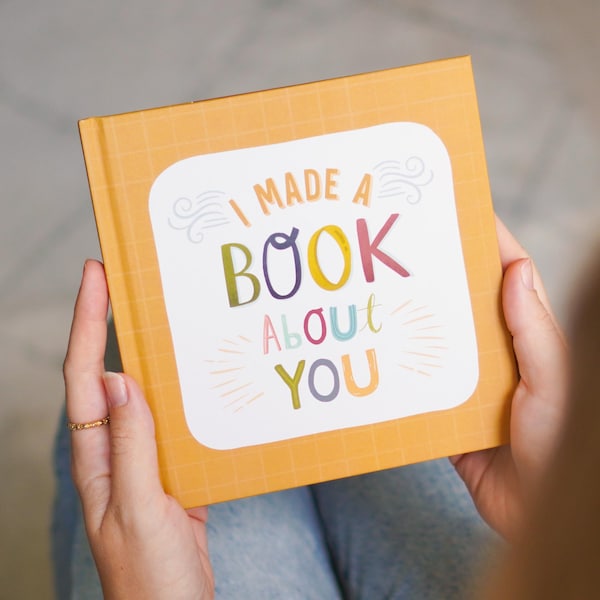 Gift Idea For Besties | Friendship Gift Book I Made A Book About You | I Wrote A Book About You | Birthday Gift