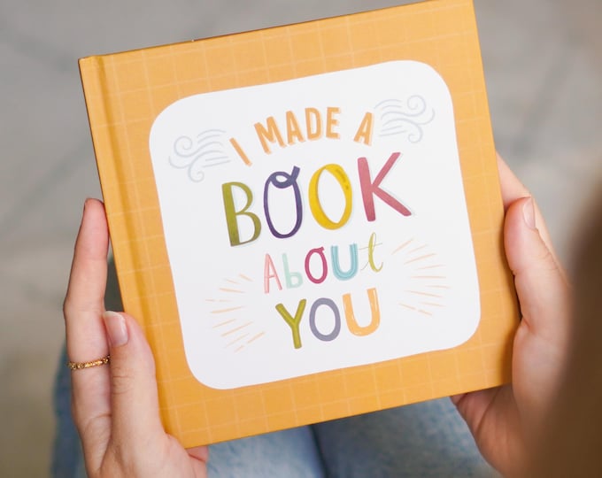 Gift Idea For Besties | Friendship Gift Book I Made A Book About You | I Wrote A Book About You | Birthday Gift