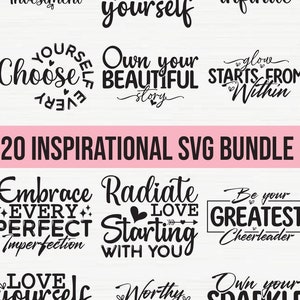 Inspirational svg bundle, Quotes Svg,Positive Quote, inspiring svg bundle, positive quot svg,motivates svg