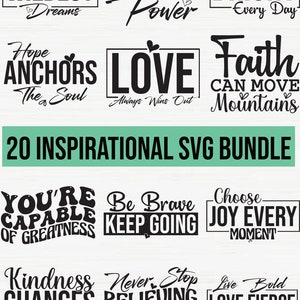 Inspirational svg bundle, Quotes Svg,Positive Quote, inspiring svg bundle, positive quot svg,motivates svg