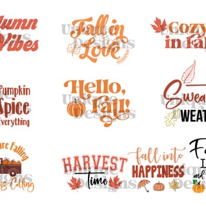 Fall SVG, Fall SVG bundle, Autumn svg bundle, svg designs, Silhouette, Cricut, thanksgiving svg