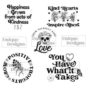 SVG Bundle , inspirational svg, t shirt designs svg,  motivational svg, positive svg, svg for shirts, sayings svg, png, svg designs, jpg