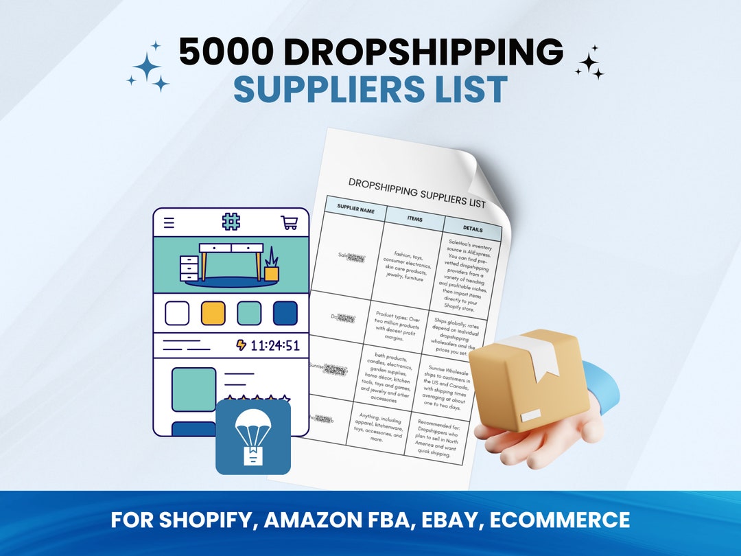 Curated visual reference: Fresh Look at 5000 Dropshipping Suppliers List