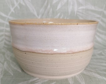 Ceramic bowl white country house bowl large garden handmade pottery tableware salad bowl handmade stoneware breakfast bowl pottery