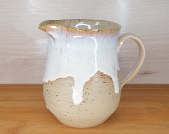 Ceramic jug, handcrafted, for the country kitchen, individual gift, handmade stoneware