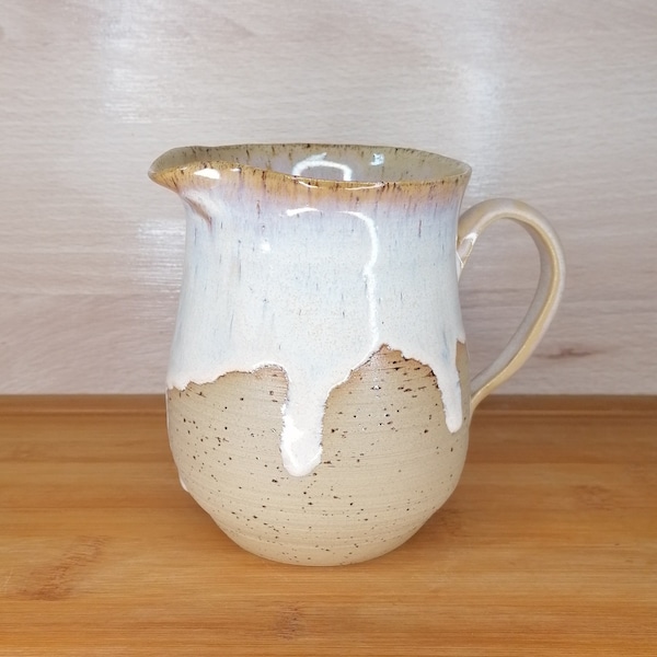 Ceramic jug, handcrafted, for the country kitchen, individual gift, handmade stoneware