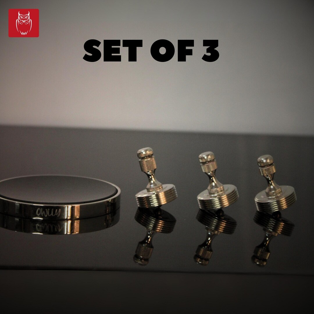 Spin Top Game Set With Spinning Station A Set of 3 Etsy