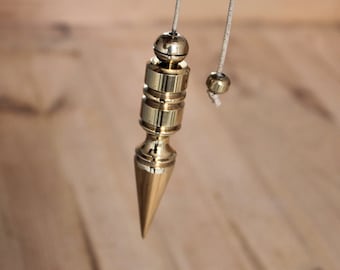 Pendule pour le calme, la pleine conscience et la guérison spirituelle Radiant Brass Pendulum Calmness